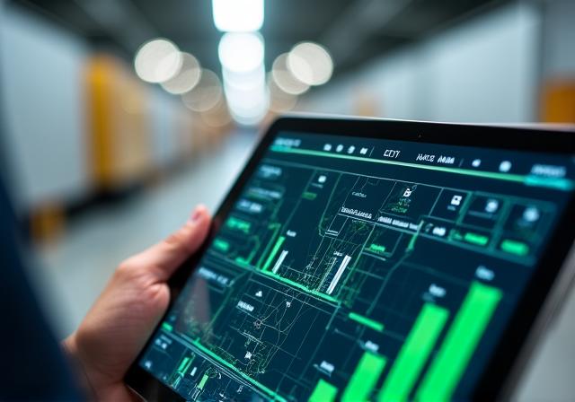 Modern logistics tracking dashboard